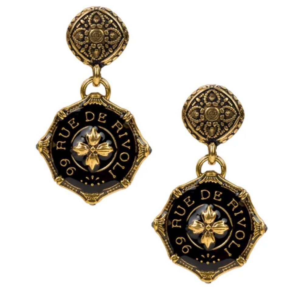 NWT Patricia Nash Filigree Rue De Rivoli Drop Earrings